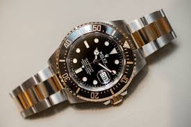 Rolex Sea Dweller In Two Tone Steel And Yellow Gold Hands On Bloomberg