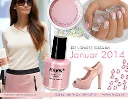 Naildesign Pink Nails Trend Trends Rosa Farben