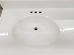 Marble supplies beautiful, durable bathroom countertops. Solid White Cultured Marble Vanity Top Explore At Builders Surplus