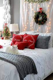 12 Beautiful Bedroom Christmas Decorating Ideas For You To Try Dexorate Christmas Bedroom Christmas Decorations Bedroom Christmas Bedding