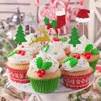 Amazon.com: 60Pcs Single Side Christmas Cupcake Toppers ...