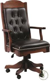 Fairfax Leather Executive Desk Chair Countryside Amish Furniture Luxury Office Chairs Office Chair Design Chair Design Wooden