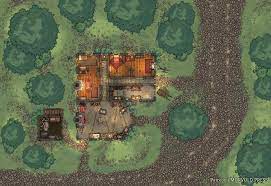 Lmop Phandalin Building Thagren S Smithy 35 X 24 Roll20 Fantasy Map Dungeons And Dragons 5e Dungeon Maps