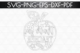 It is very hard to fix if you make a mistake. Thank You Teacher Paper Cut Template School Svg Pdf Dxf By Mulia Designs Thehungryjpeg Com