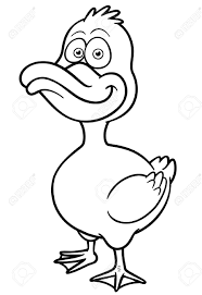 Dibujos Animados Para Colorear Pato