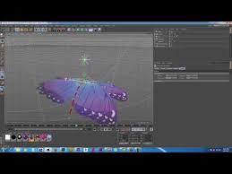 Rigged Butterfly Cinema 4d Model Free Download Youtube Cinema 4d Tutorial Cinema 4d Motion Graphics Tutorial