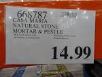 Casa Maria inch Natural Stone Mortar and Pestle - Home - Kmart