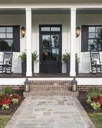Front Doors That Will Make Your Home Stand Out 2020 Blog Brick Batten Front Porch Design Porch Design Modern Farmhouse Porch