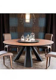 Round Engineered Wood Dining Table Double Layer Round Dining Table Modern Steel Dining Table Round Dining Table