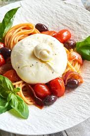 Spaghetti Burrata Rezept Gustinis Feinkost Blog Rezept Rezepte Italienische Feinkost Lebensmittel Essen