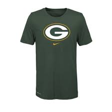 The facebook page for uk and irish green bay packer fans! Nike Nfl Green Bay Packers Logo Essential Dri Fit Youth T Shirt Teams From Usa Sports Uk