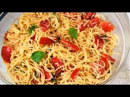 Pour the dressing over the pasta, sprinkle with the parmesan and parsley, and toss well. Ina Garten S Summer Garden Pasta Barefoot Contessa S Easy And Best Pasta Recipe Ever Youtube