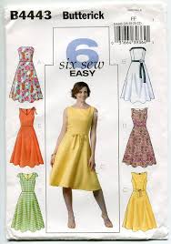 Vintage Style Fit And Flare Dress Pattern Sleeveless Princess Flare Dress Pattern Sundress Sewing Patterns Sundress Pattern