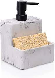 One of the main benefits of this soap dish is that it features. Zccz Soap Dispenser With Sponge Holder Marble Look Liquid Hand And Dish Soap Dispenser Pump Bottle And Sponge Holder 2 In 1 For Kitchen Sink Bathroom Counter Storage And Organization Buy Online