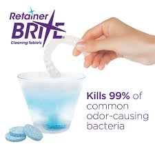 You should also periodically soak it in a cleaning solution similar to a denture cleanser. Retainer Brite Cleaning Tablets Dental Health Essentials