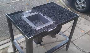 While forging your own knife is not necessary to get the latest designs in custom knives, it can be a fun project for knife enthusiasts. Image Result For Coal Forge Plans Coal Forge Homemade Forge Diy Forge