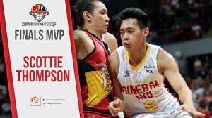Earl scottie carreon thompson (born july 12, 1993) is a filipino professional basketball player for the barangay ginebra san miguel of the philippine basketball association (pba). Scottie Thompson Takes Home Finals Mvp