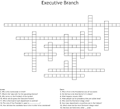 The framers of the constitution wanted to ensure that the executive branch was powerful enough to act, and so in article ii of the us constitution, they established that executive power in the united states. The Executive Branch Crossword Application Wordmint