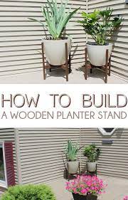 20 Clever Diy Planters Pots And Plant Stands Little Red Window Diy Wooden Planters Diy Plant Stand Diy Planters