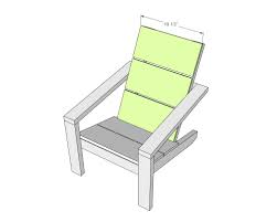 This is a builder's plan for not just one or a simple adirondack chair design but for a double. 2x4 Modern Adirondack Chair Ana White