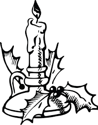 Free Clipart Of A Christmas Candle