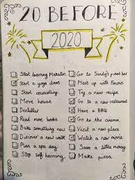 20 Before 2020 Bullet Journal Inspiration Journal Bullet Journal