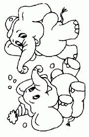 Elephant coloring pages for kids. Get This Free Printable Cute Baby Elephant Coloring Pages For Kids 45802