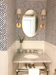 Adorable Powder Room Ideas Modern Small And Decorating Ideas In 2020 Powder Room Decor Bathroom Wallpaper Trends Powder Room Design
