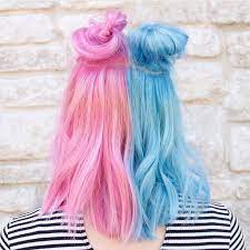 Half up half down curly hairstyles with braids. 7 Split Hair Color Ideas To Rock Half And Half Hair In 2021