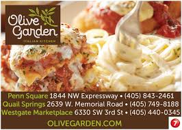 This olive garden was okay but not up to the quality of olive gardens elsewhere, this one just is not as good as we are used to but still good food. Oklahoma City Hyatt Place Personal Concierge Maps