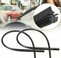 2pcs 26" 6mm Car Bus Rubber Universal Frameless Windshield Wiper Blade  Refill