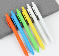 Amazon.com : JANEMO 5pcs pens ballpoint pens Simple color neutral Pen 0.5mm  Retractable Ballpoint Pen office supplies (5) : Office Products