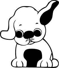Boston terrier sits on the ground. Puppy Cartoon Cute Free Vector Graphic On Pixabay