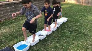 Easy sensory projects to do with basic household objects that will delight your little one. Sensory Walk Fun Outdoor Kids Sensory Activity Sensory Activity For Toddlers Preschoolers Kids Youtube