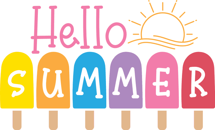 Hello summer, ice-cream clipart image, beach vibes free svg file - SVG Heart