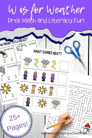 Free Printable W Is For Weather Worksheets For Preschool Weather Activities Preschool Weather Worksheets Weather Activities For Kids