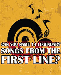 In the united kingdom, what is the day after. I Got First Line Frenzy Can You Name 14 Legendary Songs From The First Line Songs Music Trivia Song Lyrics Quiz