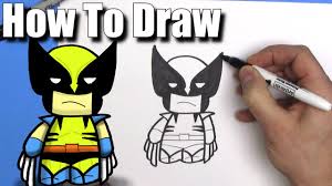 If you are looking for logan wolverine cartoon drawing you've come to the right place. How To Draw Wolverine Easy Chibi Step By Step Kawaii Youtube