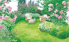 Sitzplatz Im Blutenmeer Sitzecken Garten Kreative Garten Ideen Garten Design