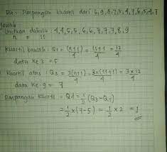 Simpangan kuartil dari 7 4 5 6 7 5 4 7 8 9 6 adalah. Simpangan Kuartil Dari 6 9 8 7 5 4 7 6 5 4 7 Adalah Brainly Co Id