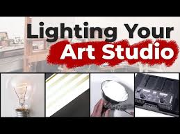 How To Light Your Art Studio Youtube