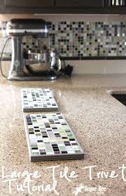 Sugar Bee Crafts Simple Crafts And Diy Ideas And Tutorials Diy Kitchen Projects Diy Tile Trivets Diy
