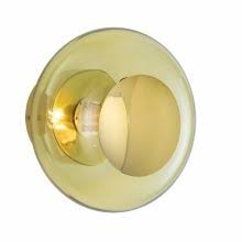 Schlichte Deckenleuchte Mit Glasschirm An Einer Keramikhalterung In 2020 Vintage Lampen Kleine Glaser Deckenlampe