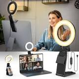 Amazon.com: Evershop Ring Light for Laptop Desk Clip On,Small ...