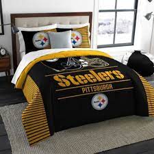 Nfl Pittsburgh Steelers Draft Comforter Set Bed Bath Beyond Comforter Sets King Comforter Sets Steelers Bedroom