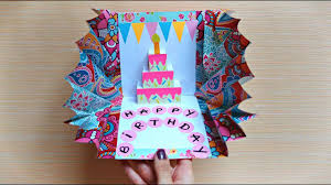 Keep these tips in mind when making an explosion card: Explosion Pop Up Card For Birthday Cake Pop Up Card Maison Zizou Youtube