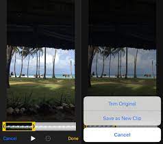 Save as new clip keeps the original version and saves an additional trimmed version in your library. How To Trim A Video On Iphone