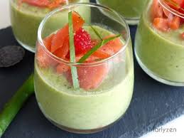 Mousse D Asperges Au Saumon Fume Recette De Verrine Facile Recettes De Cuisine Saumon Fume