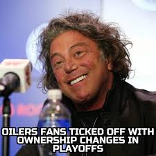 Ownership always has to do it… Details:  https://www.oilersdaily.com/nhl-team/edmonton-oilers/oilers-fans-ticked-off-with-ownership-changes-in-playoffs 