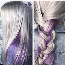 Peekaboo Amethyst In Icy White Hair Goodhairdaybysydlopez Headlineshairdesigndentontx Hairandmakeupbysyd Lilac Hair Purple Peekaboo Hair Peekaboo Hair